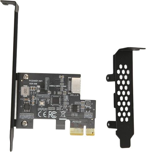 PCI E 1X to USB 3.2 GEN1 5Gbps 20pin Front Panel Header, PCIE to USB 3.2 Expansion Card 5Gbps, High Speed Front Type C, Plug and Play (PCIE X1 to USB3.2) in Saudi Arabia