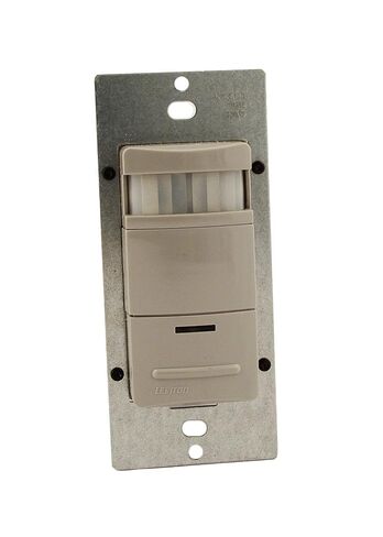 مستشعر إشغال السقف متعدد التقنيات من Leviton، 24VDC، 35mA؛ مجال الرؤية 1000SF، ODS10-IDE، أسود in Kuwait