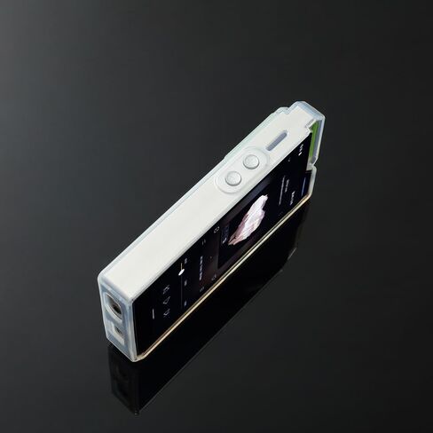 Soft Clear TPU Protective Shell Skin Case Cover and Front Screen Protector Tempered Glass for Hiby R4 (Clear case and Glass) in Saudi Arabia
