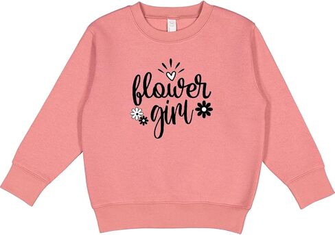 inktastic Flower Girl Wedding Toddler Sweatshirt in Saudi Arabia