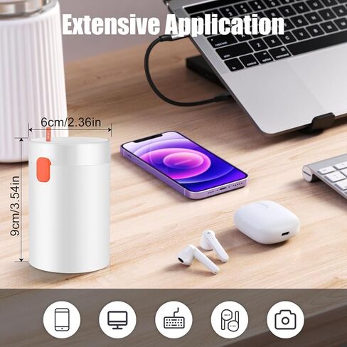 20 in 1 Multifunctional Cleaner Kit for Electronic Devices, Keyboard Cleaning Brush, Headphones Cleaner Kit for AirPods, Multi-Tool for Cleaning Laptop, Earbuds, Camera, Cellphones (White) in Saudi Arabia