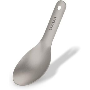 Titanium Spoon, Ultralight, 1 Piece, Modern Style, 4.6 inches, Camping in Saudi Arabia