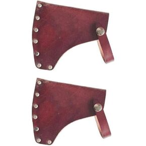 2PCS Portable Leather Holder Lanyard Blade Sheath Head Cover Fit For Axe Hatchet in Saudi Arabia