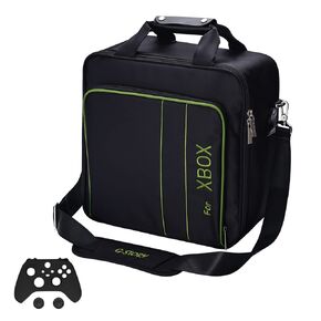 G-STORY Carrying Case for Xbox Series X S, Xbox Series X Carrying Case Travel, Travel Bag for Xbox Console, Controllers and Gaming Accessories, Included Silicone Cover Skin Protector in Saudi Arabia
