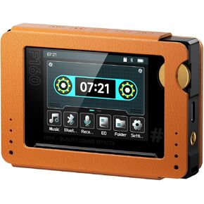 مشغل MP3 Phinistec F18 Retro بسعة 64 جيجابايت مع حافظة PU، مكبر صوت عالي الدقة، مشغل كاسيت MP3، واجهة مستخدم ديناميكية قديمة، شكل محرك الشريط، مشغل موسيقى MP3 بلوتوث محمول، عمر بطارية طويل 50 ساعة in Kuwait