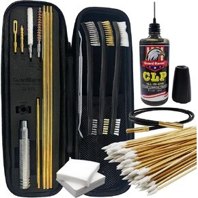 Gun Cleaning Kit for .22 .223Cal 5.56mm .22LR Rifle Pistol Cleaning Kit with 3ml Gun Cleaning Oil, Cleaning Swabs, Bronze Bore Brush and Brass Jag Adapter with Portable Case in Saudi Arabia
