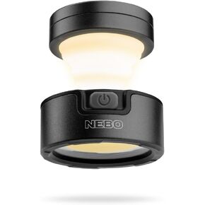 NEBO Poppy Puck Pocket Lantern, 300 Lumen Compact Mini Lantern-Light Gray in Saudi Arabia