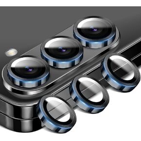 2 Pack for Samsung Galaxy Z Fold 7 Camera Lens Protector,Metal Ring Tempered Glass Cover,Anti-Scratch Protection,Case Friendly - Silver in Saudi Arabia