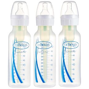 Dr. Brown's Options Narrow, 3 Pack, Clear, 8 Ounce in Saudi Arabia