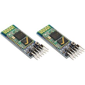 2 Pack HC-05 Serial Data Communication Component - EDR 2.0 Logic Node, 6-Pin UART Interface Module Compatible with MCU & Embedded Projects in Kuwait