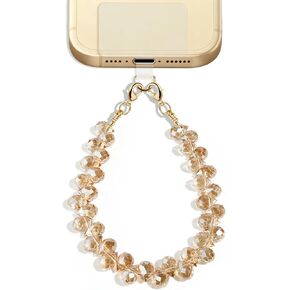 Lostars Handmade Gemstone Beaded Phone Wrist Strap with Tether Tab – Detachable Hands-Free Bracelet for iPhone/Samsung in Saudi Arabia