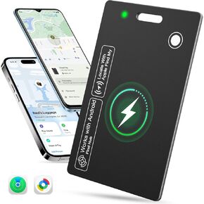 جهاز تعقب المحفظة ذو النظام المزدوج الجديد لعام 2026 (كل من iOS وAndroid) IP68 Bluetooth Smart Finder Card GPS Tracker للحقائب وجواز السفر يعمل مع Apple Find My (معتمد من Apple MFi) وGoogle Find My Device in Kuwait