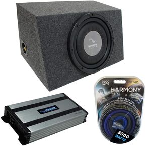 Harmony Audio HA-A152 مضخم صوت فردي 15 بوصة حزمة صندوق فرعي HA-A800.1 أمبير ستيريو سيارة عالمي هاتشباك مختوم in Kuwait