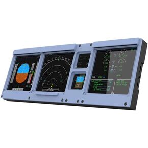 D106 Home Cockpit Panel, 12.6-Inch Plug and Play PFD-ND-ECAM Display Module for MSFS 2020/2024, Windows Aviation Panel for A32X/A35X/A38X in Kuwait