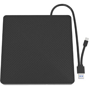 USB3.0 Portable DVDs Writer Drives, External Optical Disk for Laptop, Fast Speed Data Transfer for Desktop Laptop External DVDs Drives in Kuwait