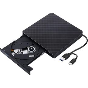 Disk Player External Opticaled Drive USB3.0 Type C Portable Disc Reader for Data Backup Installation External USB Disk Drive in Kuwait