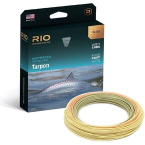 خط الطيران من Rio Elite Tarpon للمياه المالحة، تصميم خط دقيق مع مستدق خلفي طويل، أداء منخفض التمدد وفائق النعومة، عشب البحر/برتقالي/رمل، 100 قدم، WF10F in Saudi Arabia