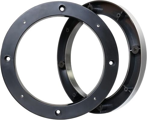 5 Inch Car Speaker Spacer Kit,Hollow Speakers Ring Adapter for 5" 5.25" Door Stereo Mounting Bracket,0.5" Depth Plastic Vehicle Audio Spacers 2PCS in Kuwait