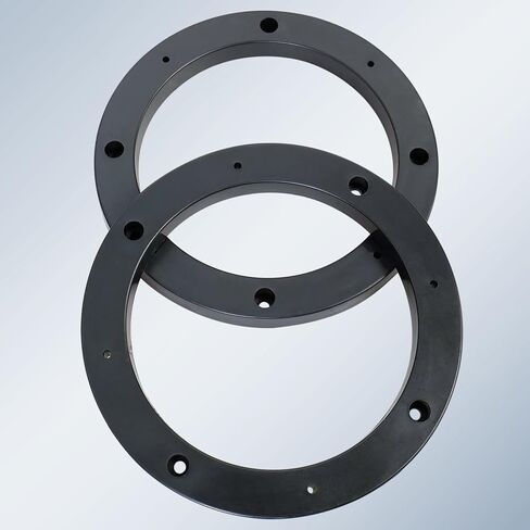 5 Inch Car Speaker Spacer Kit,Hollow Speakers Ring Adapter for 5" 5.25" Door Stereo Mounting Bracket,0.5" Depth Plastic Vehicle Audio Spacers 2PCS in Kuwait
