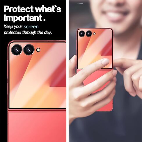 for Samsung Galaxy Z Flip 7 Screen Protector [3-Pack],Samsung Flip7 Film Full Coverage Hydrogel Film for Inner Main and Outer Cover Screens, Anti-Bubble in Saudi Arabia