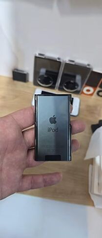 غطاء حماية لجهاز iPod Nano 7GEN غطاء حماية صلب شفاف كريستالي شفاف لجهاز Apple Nano 7th Generation 7G 7 غطاء حماية صلب لجهاز iPod Classic - أسود in Saudi Arabia