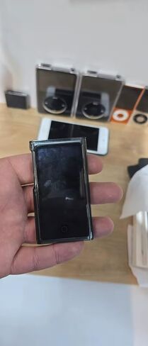 غطاء حماية لجهاز iPod Nano 7GEN غطاء حماية صلب شفاف كريستالي شفاف لجهاز Apple Nano 7th Generation 7G 7 غطاء حماية صلب لجهاز iPod Classic - أسود in Saudi Arabia