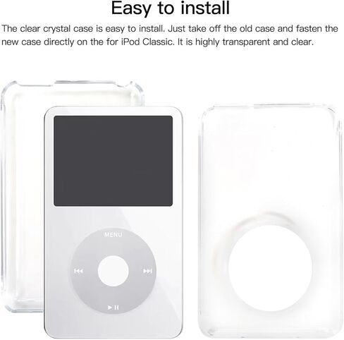 Upgraded Ultra Slim Crystal Shell for iPod Classic – Protective Cover for All Classic Models in Saudi Arabia