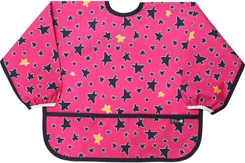 Plie Long Sleeve Waterproof Bib for Toddlers – Soft Feeding Smock for Baby Mealtime, Self-Feeding,BPA-Free, Easy Clean in Saudi Arabia