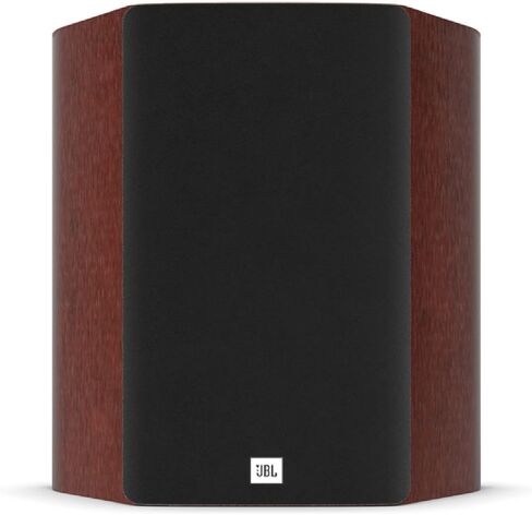 JBL Studio 610, Dark Wood - High-Performance, On-Wall Loudspeaker - with 5.25" PolyPlas Cone Woofer & 2414H-1 Compression Driver - Elegant Design with Magnetic Grille in Saudi Arabia