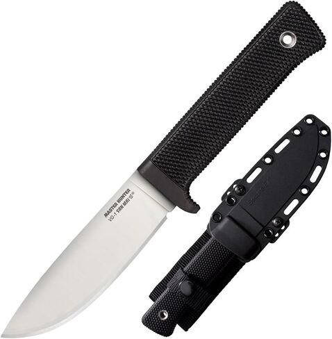COLD STEEL Master Hunter 4.5" VG-10 San Mai III Drop Point Blade 4.75" Kray-Ex Handle Fixed Blade Knife w/Secure-Ex Sheath in Saudi Arabia