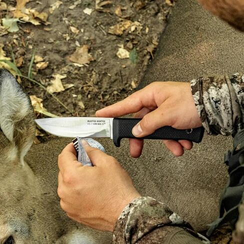 COLD STEEL Master Hunter 4.5" VG-10 San Mai III Drop Point Blade 4.75" Kray-Ex Handle Fixed Blade Knife w/Secure-Ex Sheath in Saudi Arabia