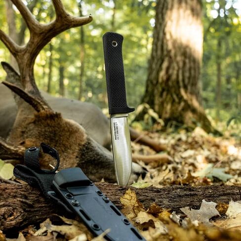 COLD STEEL Master Hunter 4.5" VG-10 San Mai III Drop Point Blade 4.75" Kray-Ex Handle Fixed Blade Knife w/Secure-Ex Sheath in Saudi Arabia
