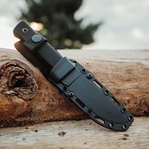 COLD STEEL Master Hunter 4.5" VG-10 San Mai III Drop Point Blade 4.75" Kray-Ex Handle Fixed Blade Knife w/Secure-Ex Sheath in Saudi Arabia