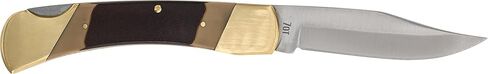 Old Timer 7OT Cave Bear Traditional Lockback Pocket Knife with 3.9in High Carbon Stainless Steel Blade, Sawcut Handles, and Leather Belt Sheath for Hunting, Camping, Whittling, EDC, and Outdoors in Saudi Arabia