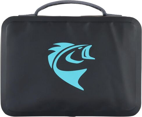 حقيبة Evolution Fishing Plastix - صندوق تخزين طُعم بلاستيكي ناعم متوسط ​​الحجم ومقاوم للماء، هيكل داخلي من مادة EVA، غطاء شفاف، فواصل قابلة للإزالة، منظم أدوات in Kuwait