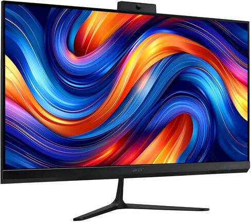 كمبيوتر مكتبي الكل في واحد من أيسر مقاس 27 بوصة، شاشة IPS 120 هرتز، AMD Ryzen 7 5825U 8-Core يصل إلى 4.5 جيجا هرتز، ذاكرة الوصول العشوائي 16 جيجابايت، 1 تيرابايت PCIe SSD، Wi-Fi 6E، كاميرا ويب 1080 بكسل، Windows 11 Pro، لوحة مفاتيح وماوس لاسلكيين in Kuwait