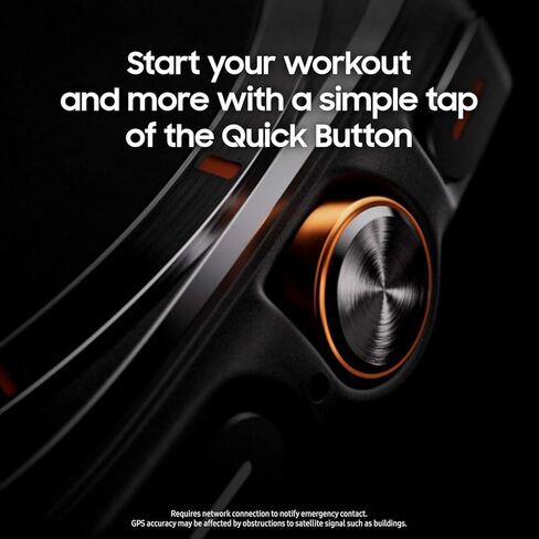 Samsung Galaxy Watch Ultra 47mm GPS + Cellular AI Smartwatch مع نقاط الطاقة، نصائح العافية، تتبع معدل ضربات القلب، مراقب النوم، متتبع اللياقة البدنية، GPS، 2024، تيتانيوم (متجدد) (رمادي) in Kuwait