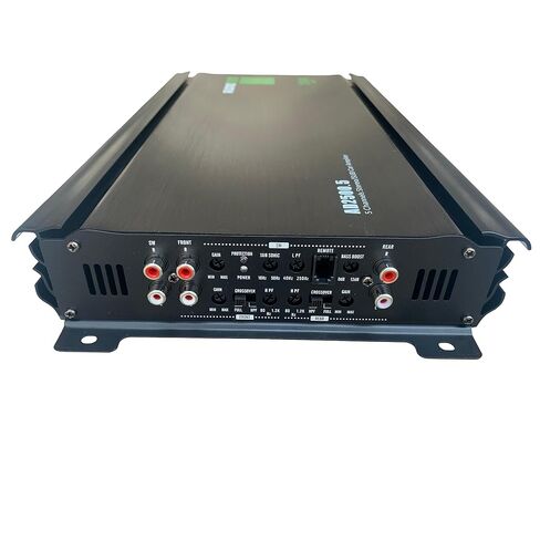 حزمة مضخم صوت السيارة Audio360 AD2500.5 ذات 5 قنوات، طاقة قصوى 2500 وات، تتضمن مجموعة أسلاك أمبير ذات 4 قنوات بقياس 4، فئة مدمجة AB + D أمبير قابلة للتوصيل مع صمامات ثلاثية 30 أمبير، 90 ديسيبل SNR in Saudi Arabia