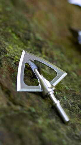 SIK F4 4-Blade Cut on Contact Fixed Blade Broadhead، فضي، مقاس واحد (ABH101F4) in Saudi Arabia