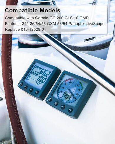 6 m / 20ft Marine Network Cable with Small Connector Compatible with Garmin GC 200 GLS 10 GMR Fantom 124/126/54/56 GXM 53/54 Panoptix LiveScope Replace 010-12528-01 in Saudi Arabia