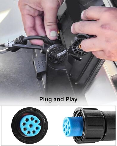 6 m / 20ft Marine Network Cable with Small Connector Compatible with Garmin GC 200 GLS 10 GMR Fantom 124/126/54/56 GXM 53/54 Panoptix LiveScope Replace 010-12528-01 in Saudi Arabia