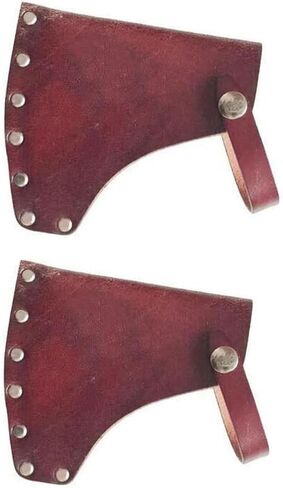 2PCS Portable Leather Holder Lanyard Blade Sheath Head Cover Fit For Axe Hatchet in Saudi Arabia