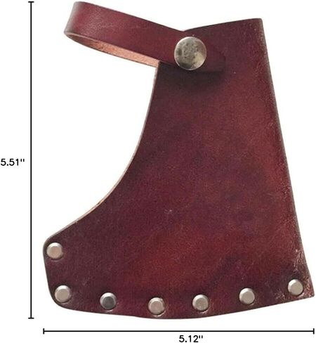 2PCS Portable Leather Holder Lanyard Blade Sheath Head Cover Fit For Axe Hatchet in Saudi Arabia