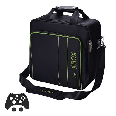 G-STORY Carrying Case for Xbox Series X S, Xbox Series X Carrying Case Travel, Travel Bag for Xbox Console, Controllers and Gaming Accessories, Included Silicone Cover Skin Protector in Saudi Arabia