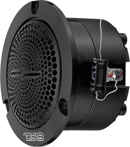 مكبر صوت سوبر بوليت DS18 GTX2/BK مقاس 3 بوصات بقوة 120 وات RMS 4 أوم - ملف صوتي من التيتانيوم، ومغناطيس نيوديميوم، وحساسية 100 ديسيبل، وصوت سيارة عالي الإخراج ومكبر صوت SPL in Saudi Arabia