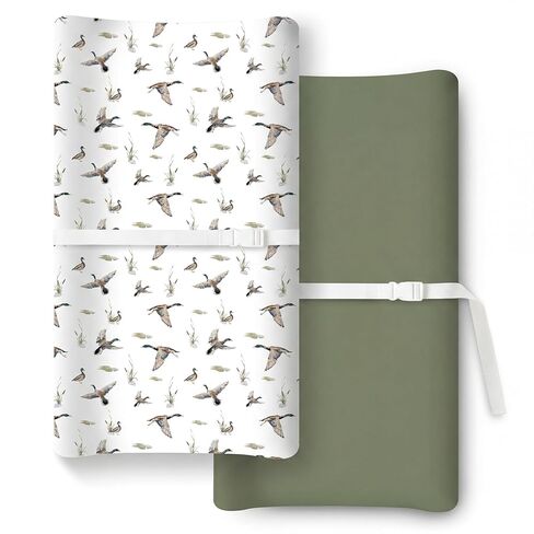 Changing Pad Covers for Boy Girl Mallard Duck Baby Nursery Stuff Soft Baby Hunting Themed Diaper Changing Pad Sheets Change Cover in Saudi Arabia