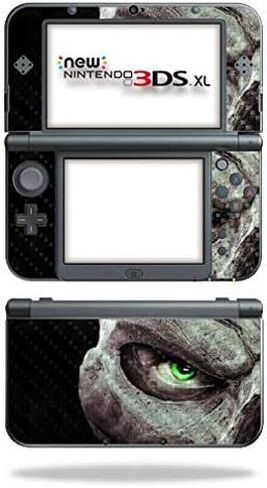 MightySkins Carbon Fiber Skin for Nintendo New 3DS XL (2015) - Pink Bow Skull | Protective, Durable Textured Carbon Fiber Finish | Easy to Apply, Remove, and Change Styles | Made in The USA in Saudi Arabia