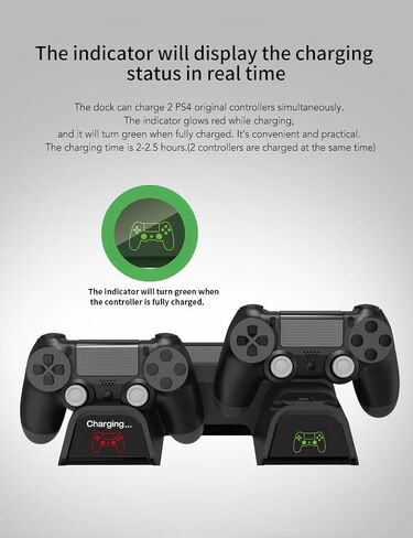 SOTY Cooling Stand for PlayStation 4 Accessory Kits, Cooling Fan Station for PS4 Slim/Pro/PlayStation 4 Consoles, Pro Vertical Stand with Dual Controller EXT Port Charger Dock Station & 12 Game Slots in Saudi Arabia
