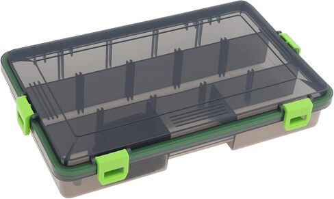Fishing Lure Boxes, Waterproof Seal Bait Storage Case Fishing Tackle Storage Boxes, Hooks Organizer Containers (11.02 x 6.69 x 1.97 inch) in Saudi Arabia