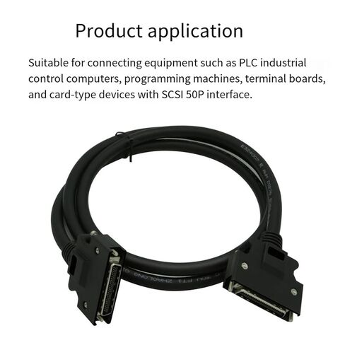 Secure Connection Cable for Servo Drive SCSI50 Interfaces Technology Flexible PVC Jackets Industrial Machinery Accessory Servo Motor Cable in Saudi Arabia